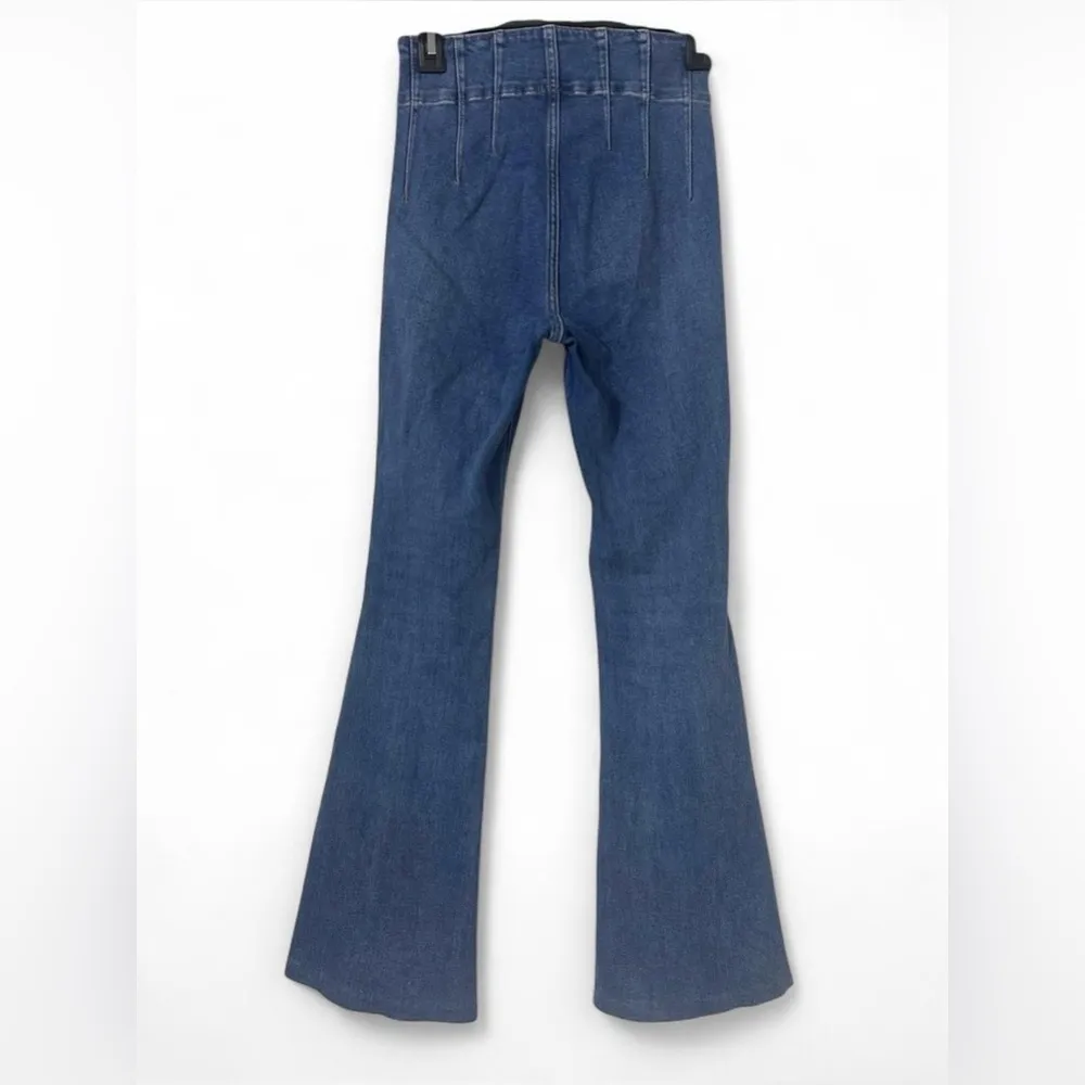 ZENANA Women’s High-Waisted Flare Jeans - Size 25 - Image 2