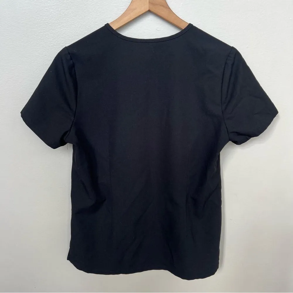 Figs Catarina One-Pocket Scrub Top Black Size Small FW1000 - Image 9