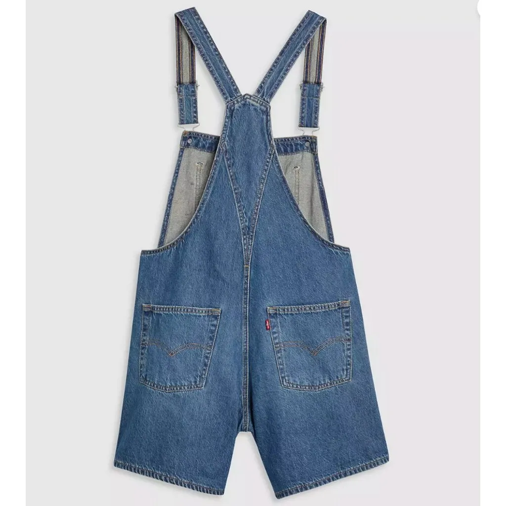 Levi's Women's XL Vintage Shortalls About Last Week - Medium Wash X-Large - Image 7