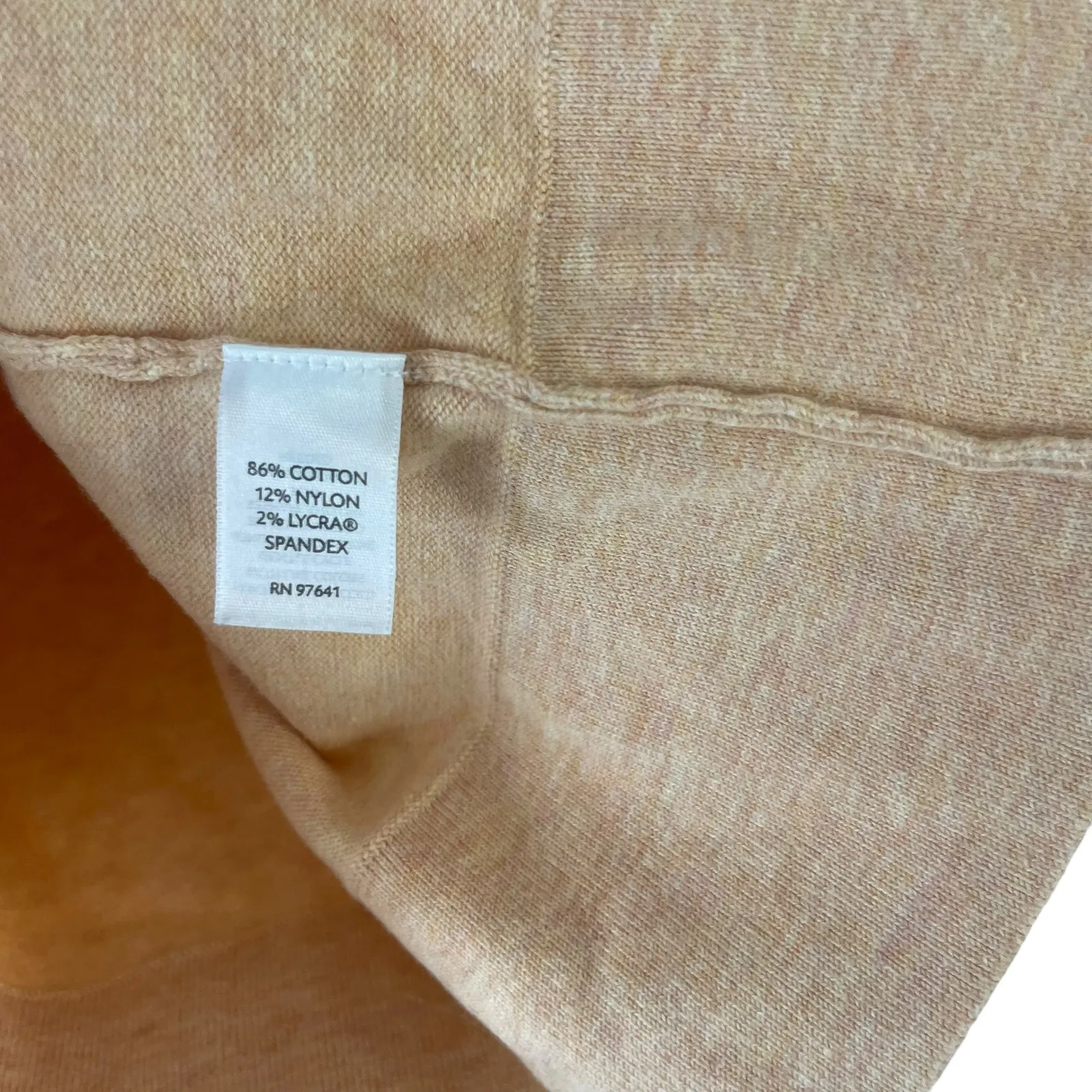 J. Jill Women's Size Large Light Orange Button Cardigan Sweater‎ - Image 6