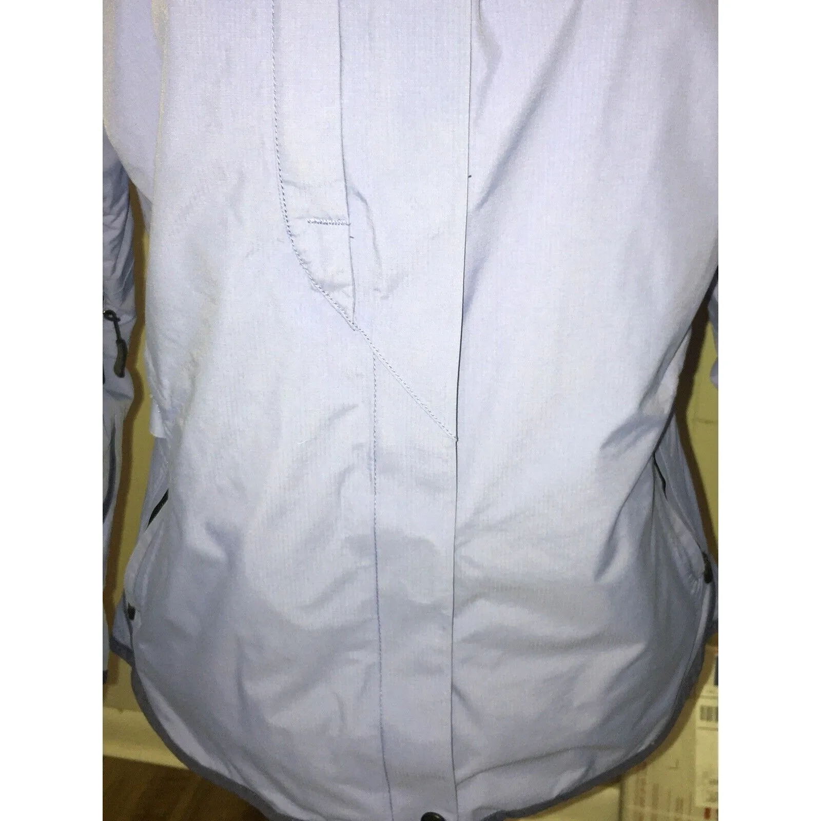 Columbia Women’s Lilac Blue Hooded Utilty Jacket Coat Small EUC - Image 5