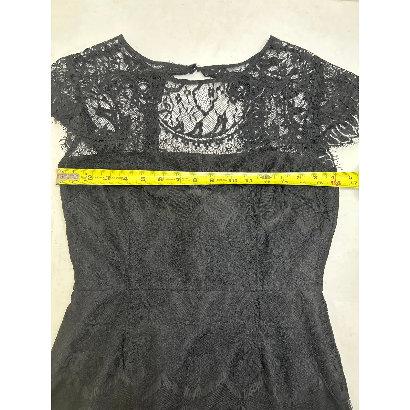 BB Dakota By Steve Madden Jayce Lace Sheath Cocktail Dress In Black. Size 6 NWOT - Image 6