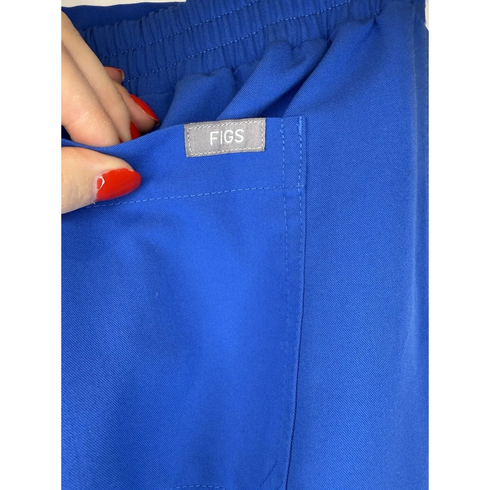 FIGS Technical Collection Yola Skinny Scrub Pants XS TW2000R Women’s Blue Nurse - Image 2