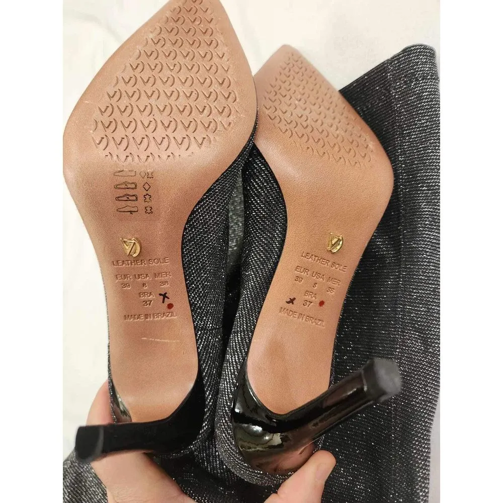 Free People Vicenza Shimmer Over The Knee Boots Size 37 - Image 9