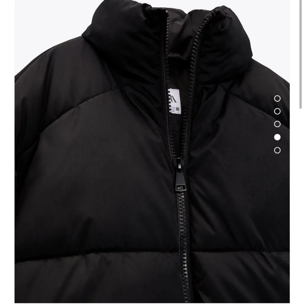 ZARA WATER AND WIND PROTECTION CROPPED PUFFER JACKET - Image 3
