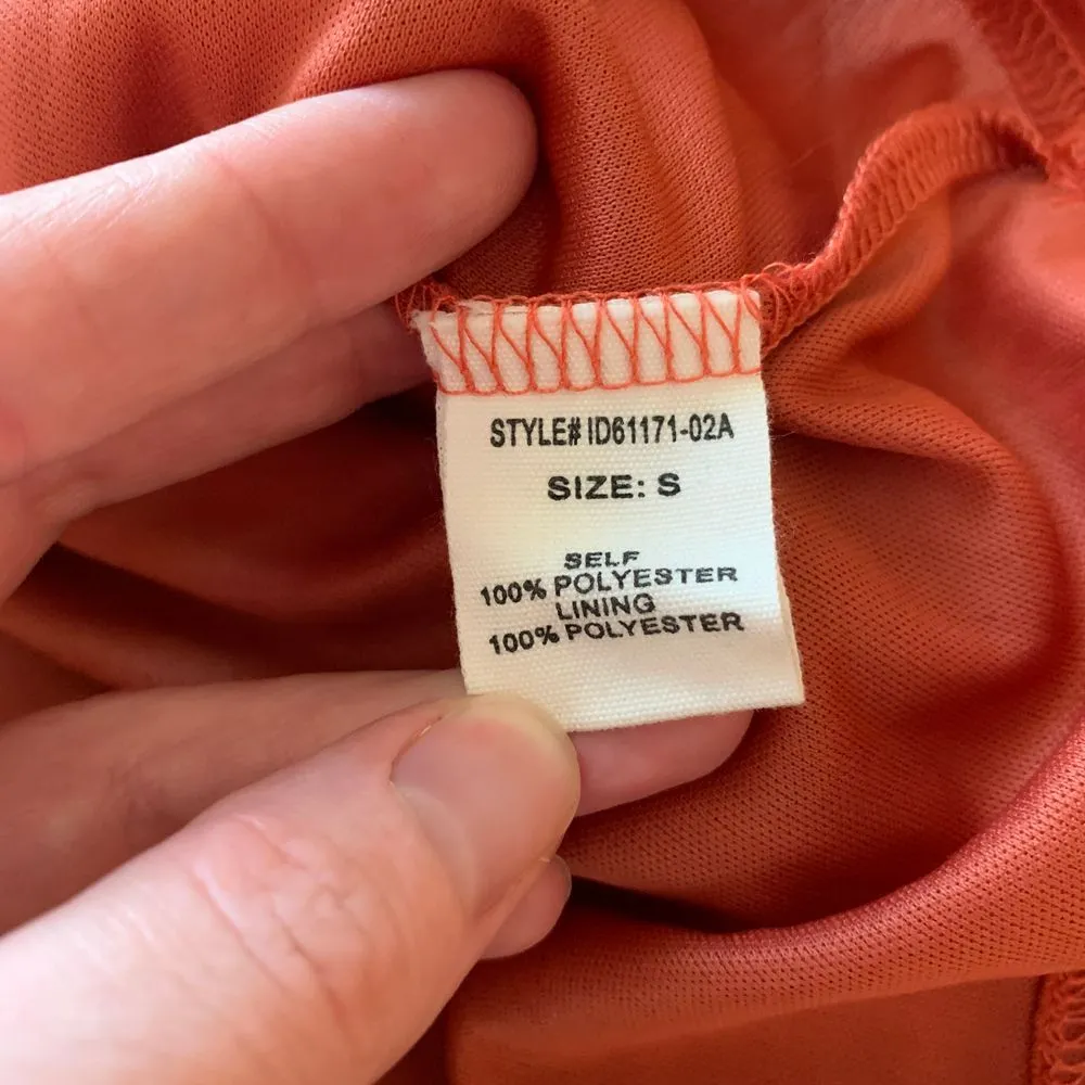 Altar'd State Mini Dress Swiss Dot Chiffon Puff Sleeves Tiered Ruffle Hem Size S - Image 7