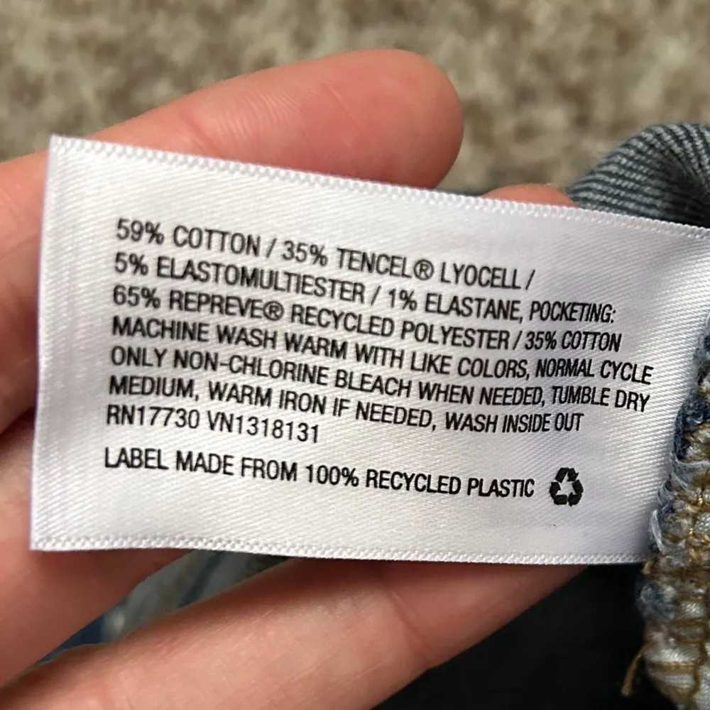 Universal Thread High Rise Straight Jeans Distressed Denim Casual Streetwear 29 - Image 4