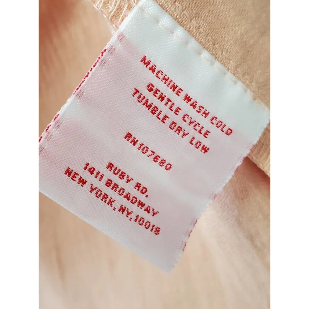 Ruby Rd. Women Solid Pink Rayon Full Zip Front Long Sleeve Jacket Blazer Size 12 - Image 9