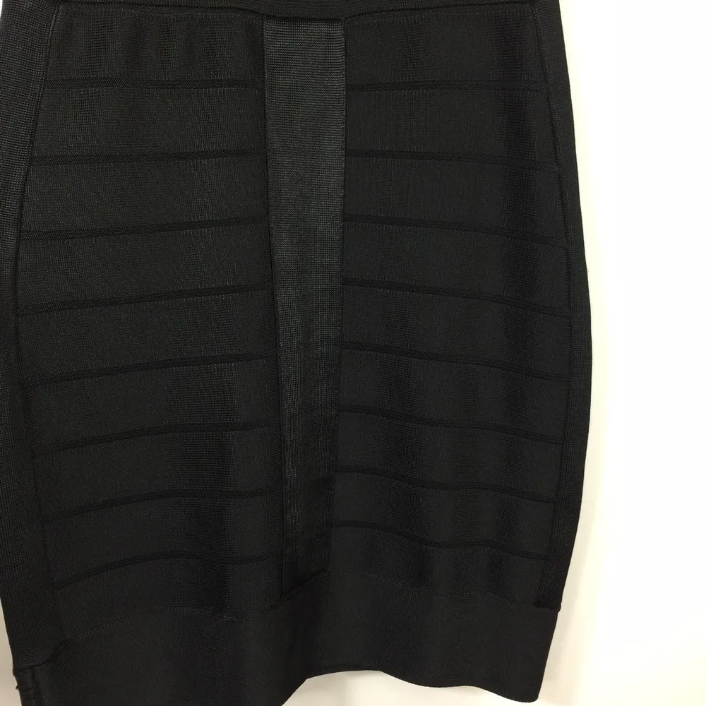 French Connection Bandage Bodycon Dress Black 0 - Image 5