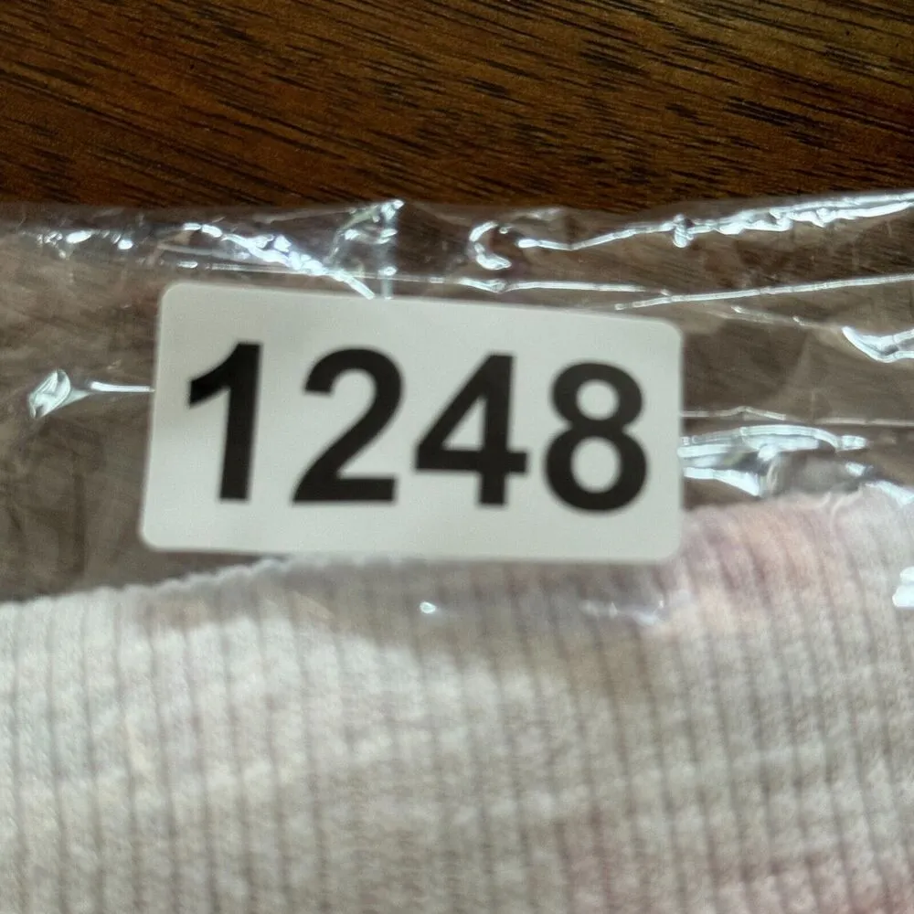 Anthropologie T.La Shirt Women Small Pink White Tie Dye Jill Babydoll Top Peplum - Image 10