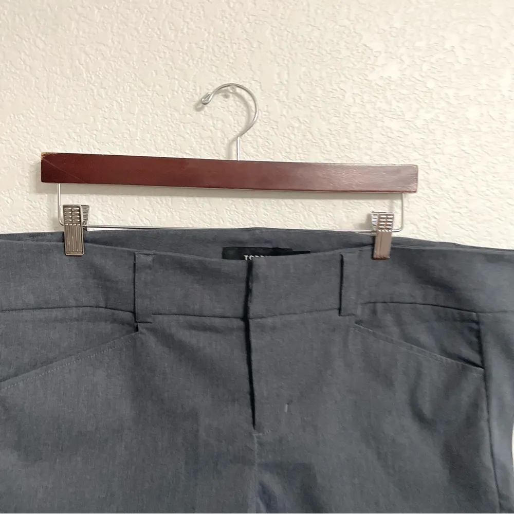 Torrid Womens Shorts Gray Dressy Stretch Wide Waistband Cuffed Hem Plus Size 20 - Image 3