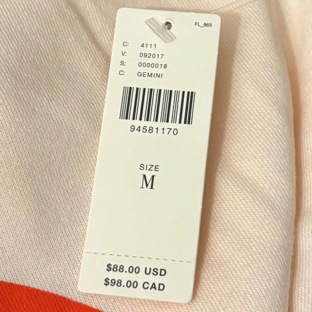 Anthropologie Womens The Zodiac Sweatshirt by Catherine O'Sullivan Size M Gemini Red Size M - Image 5