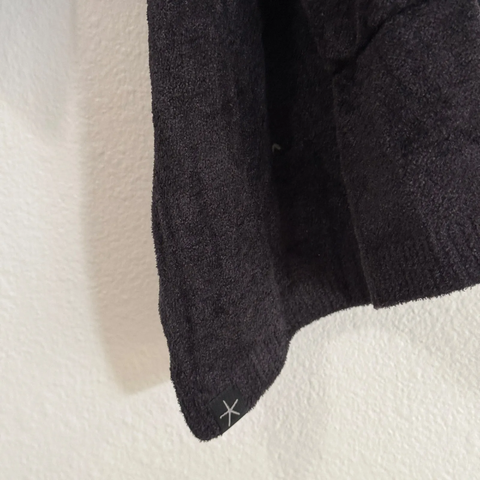 Barefoot Dreams Cozychic Plus Size Ultra Lite Cardigan Blanket Wrap in Black 2X - Image 7