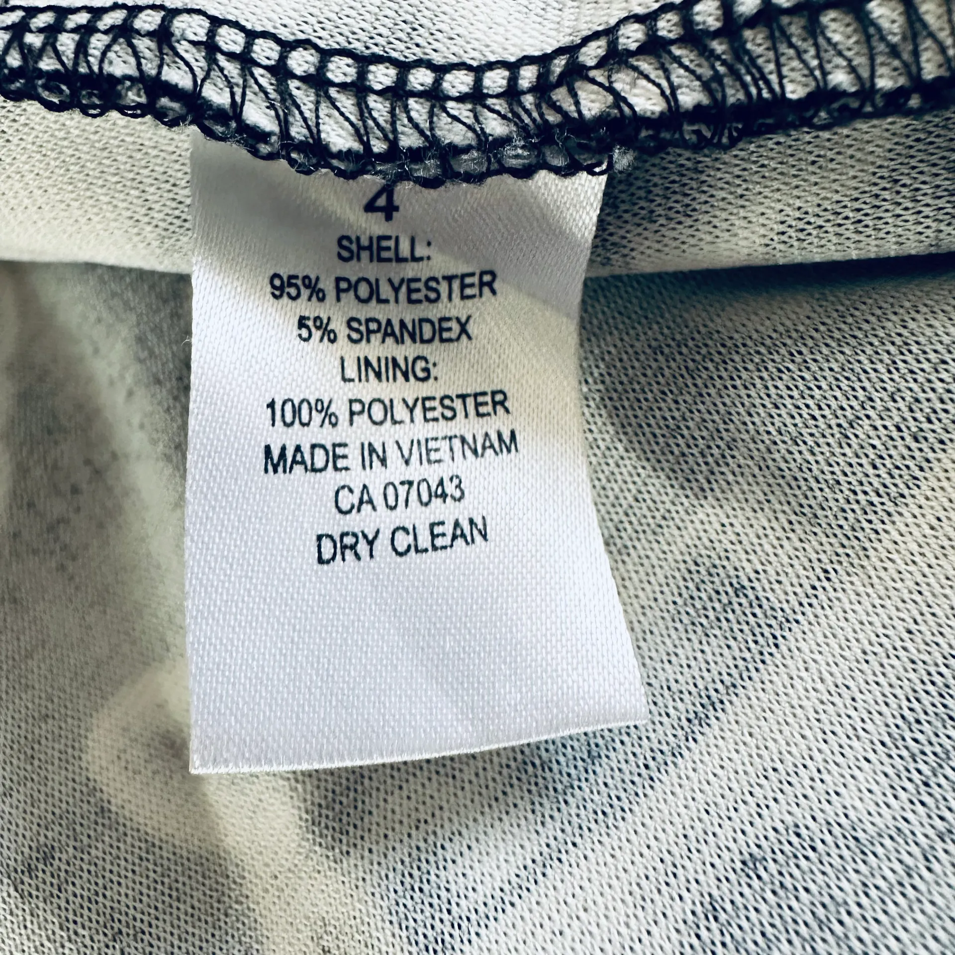 Maggy London Womens 4 Dress Black Floral Sleeve Sheath Stretch - Image 5