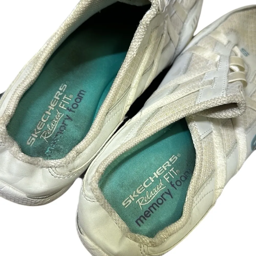 Skechers Go Getter Sport Relaxed Fit Memory Foam Slip On Sneaker Shoes Womens 9 - Image 5