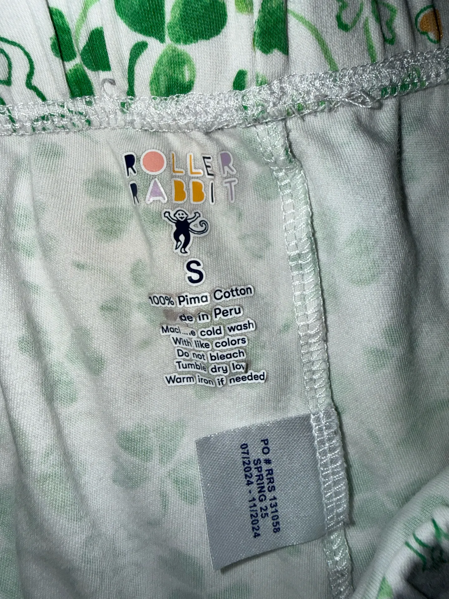 Roller Rabbit Pajamas Monkey Green Polo - Image 3