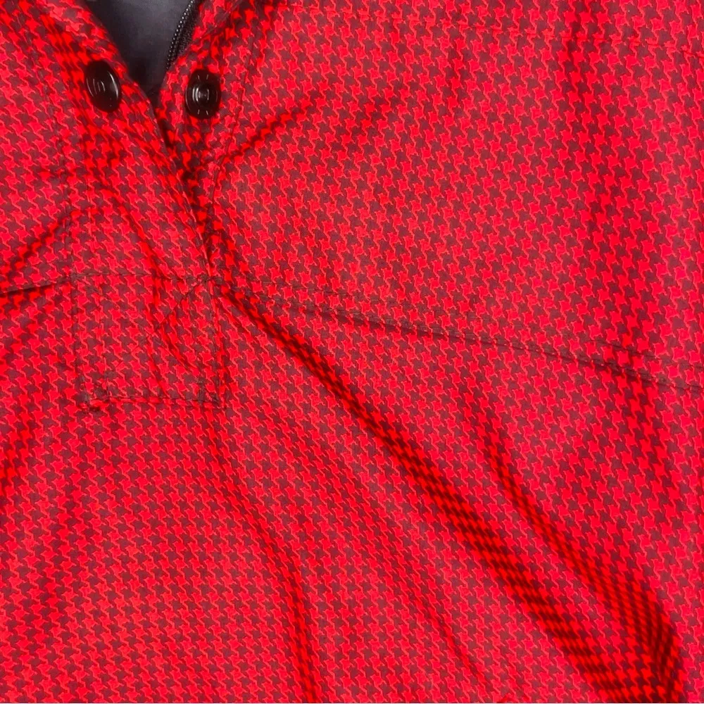 Sunderland of Scotland Vintage Cynet houndstooth Jacket weatherbeater coat lg Red - Image 4
