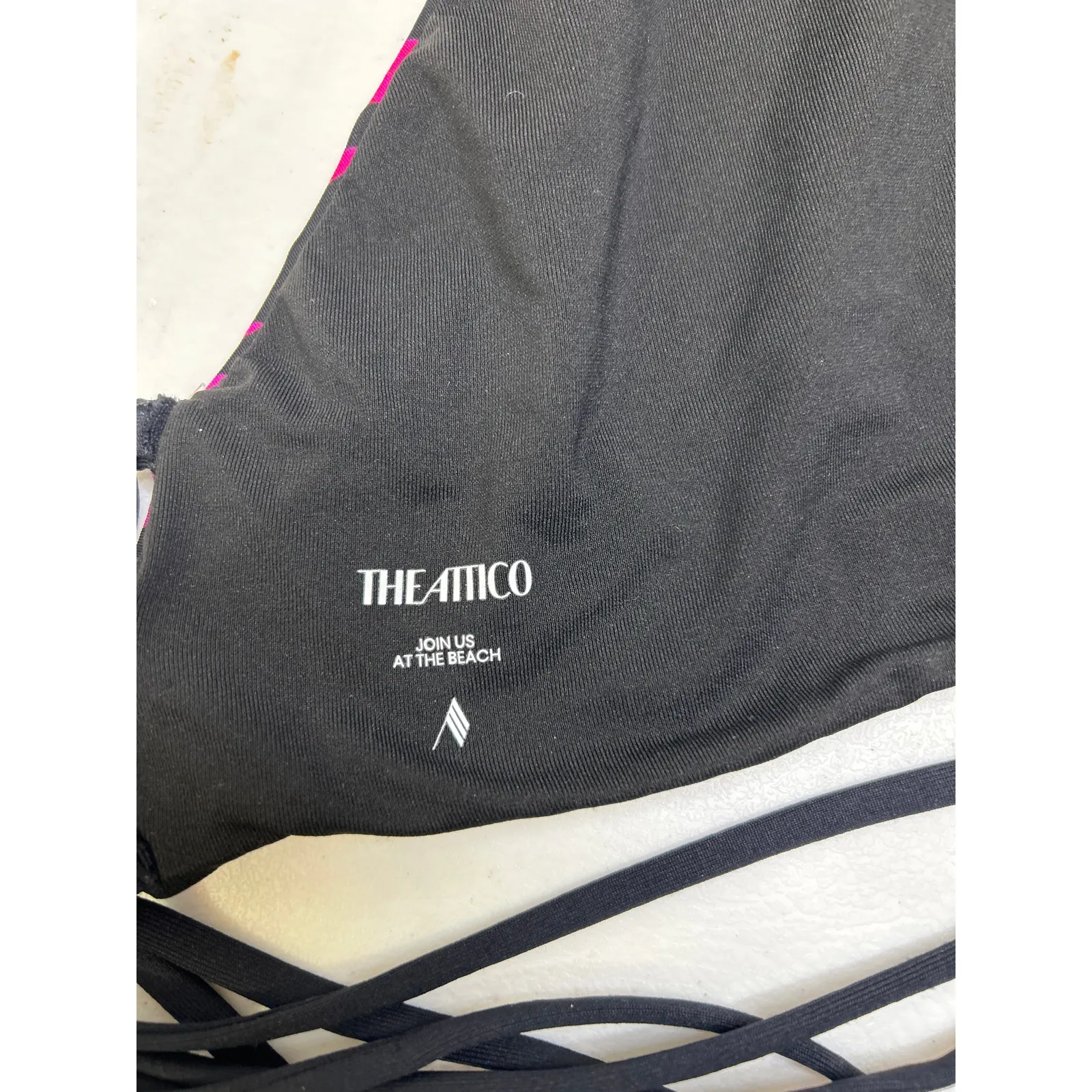 The Attico Animal Print Halter Bikini Top - Image 7