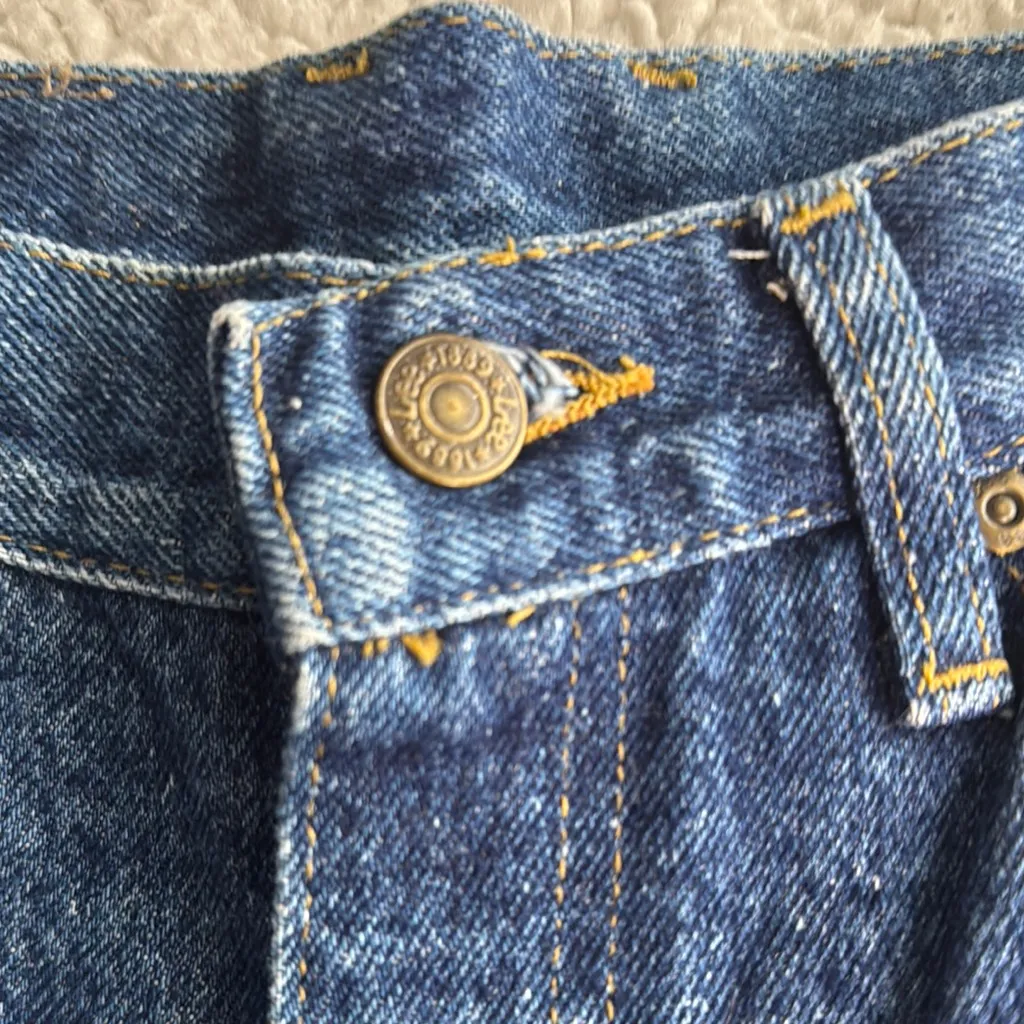 Vintage Lee 90’s Classic Blue Jeans Size 10 - Image 8