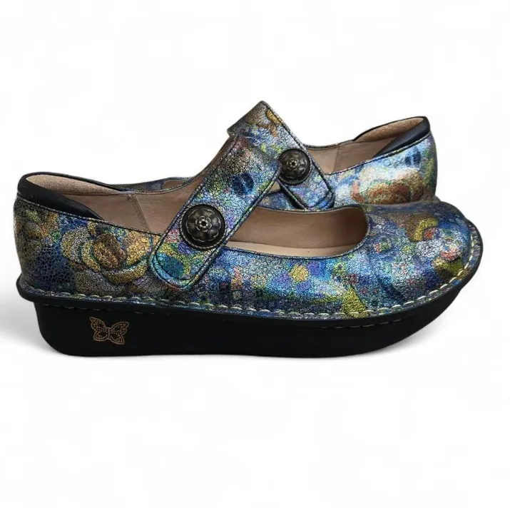Women's Alegria Paloma Rainbow Color Gypsy Mary Janes Shoes Size 39 EU - Image 7