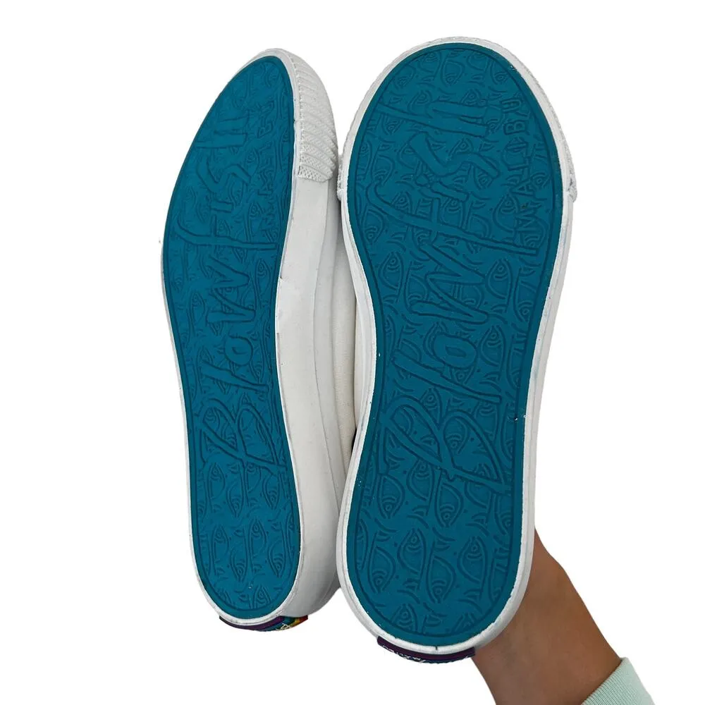 Blowfish White Rainbow Sneakers Sz 7.5 - Image 6