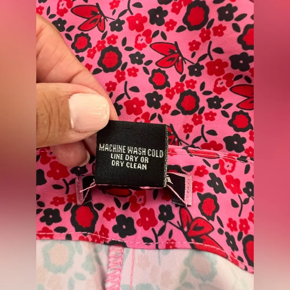 Golftini Floral Butterfly Golf Tennis Pickleball Skort Size 6 Pink - Image 9