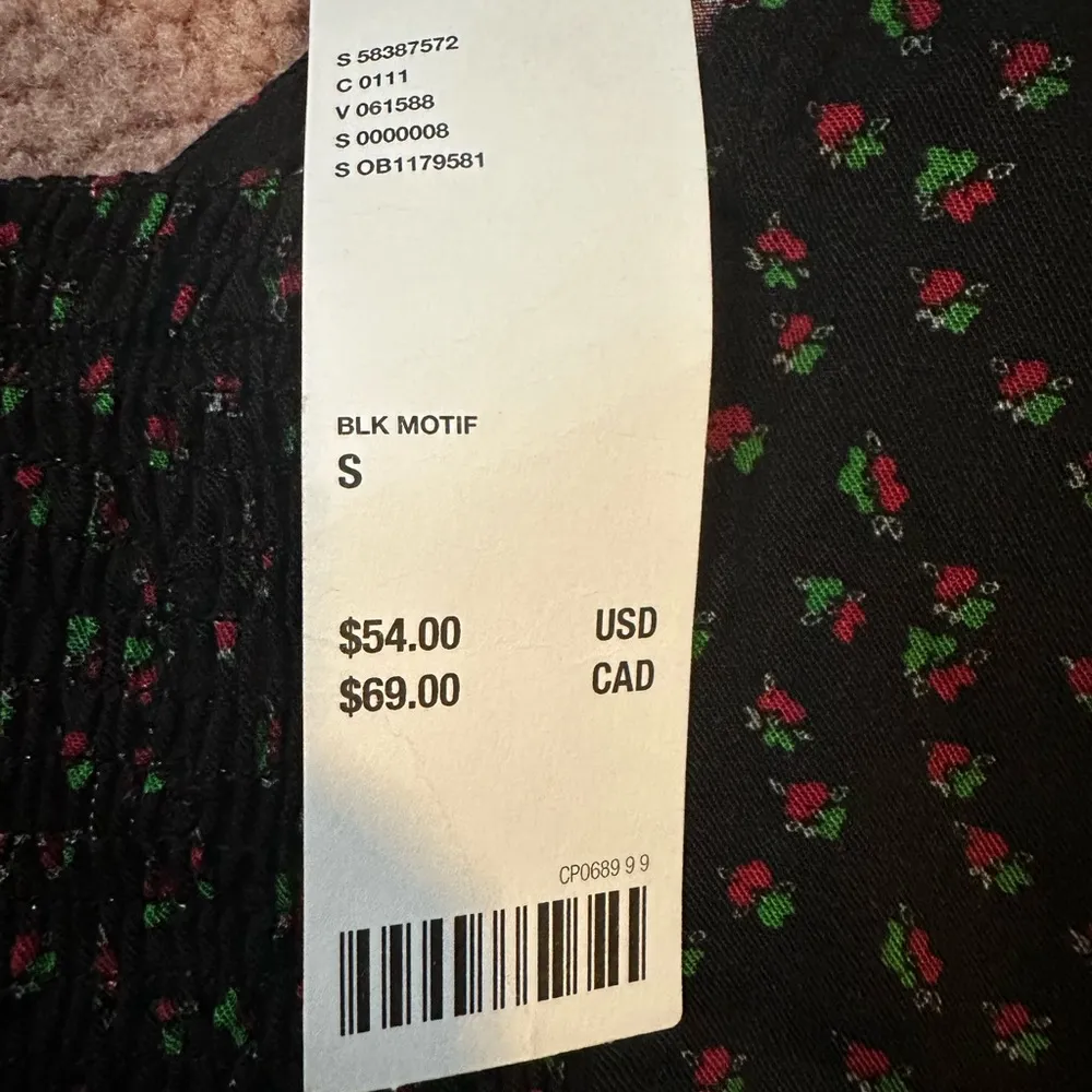 NWT urban outfitters Beth crop top floral print Side zip puff sleeves Small - Image 3