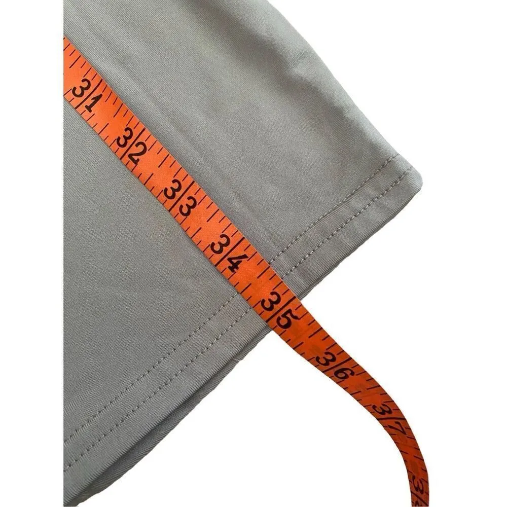 Nwt Haola Turtleneck Dress Open Back Formal Workwear Cocktail Career Professional Gray Size M - Image 12