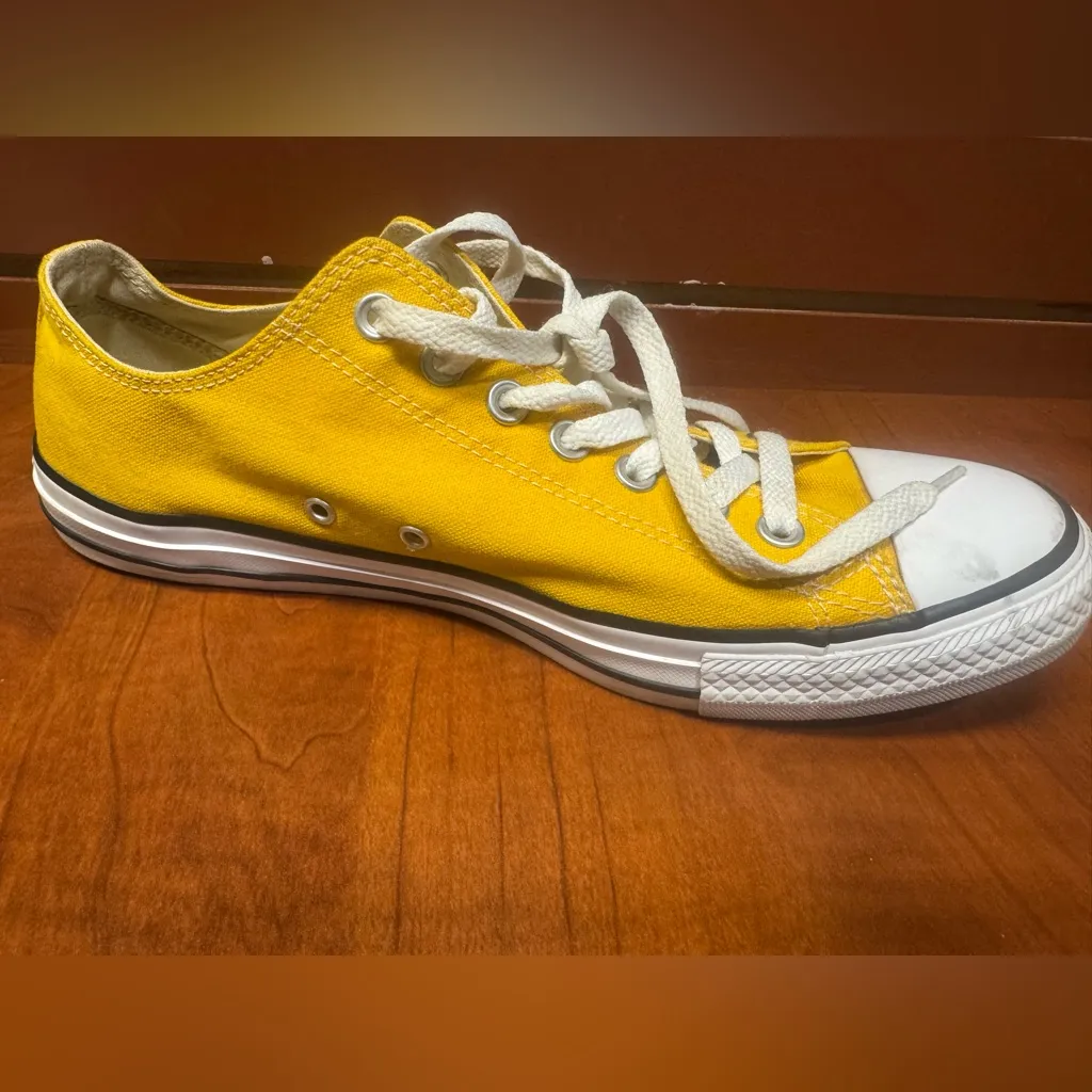 Converse All Star Yellow Sneakers - Image 6