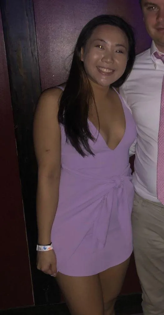 Lavender Tie Cocktail Dress - Image 4