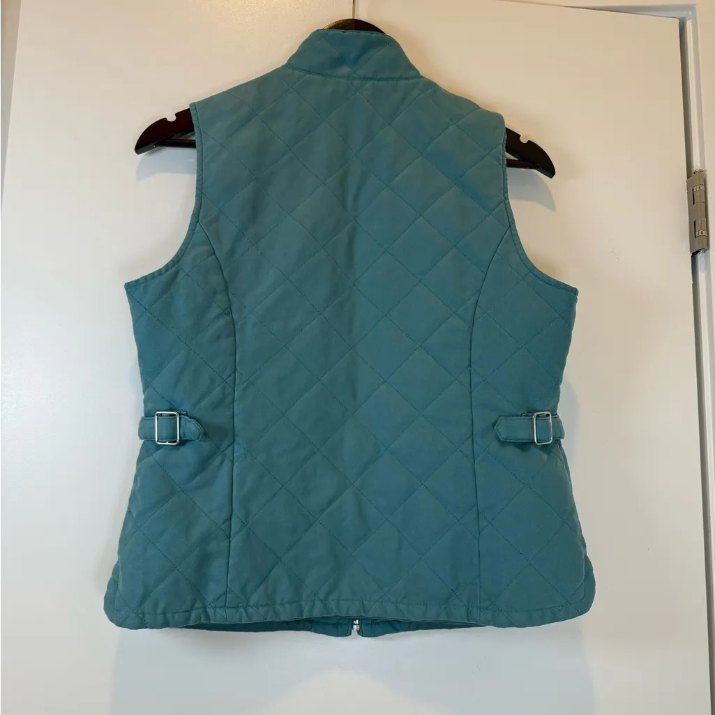 Orvis Teal Women's Quilted Vest - Image 6