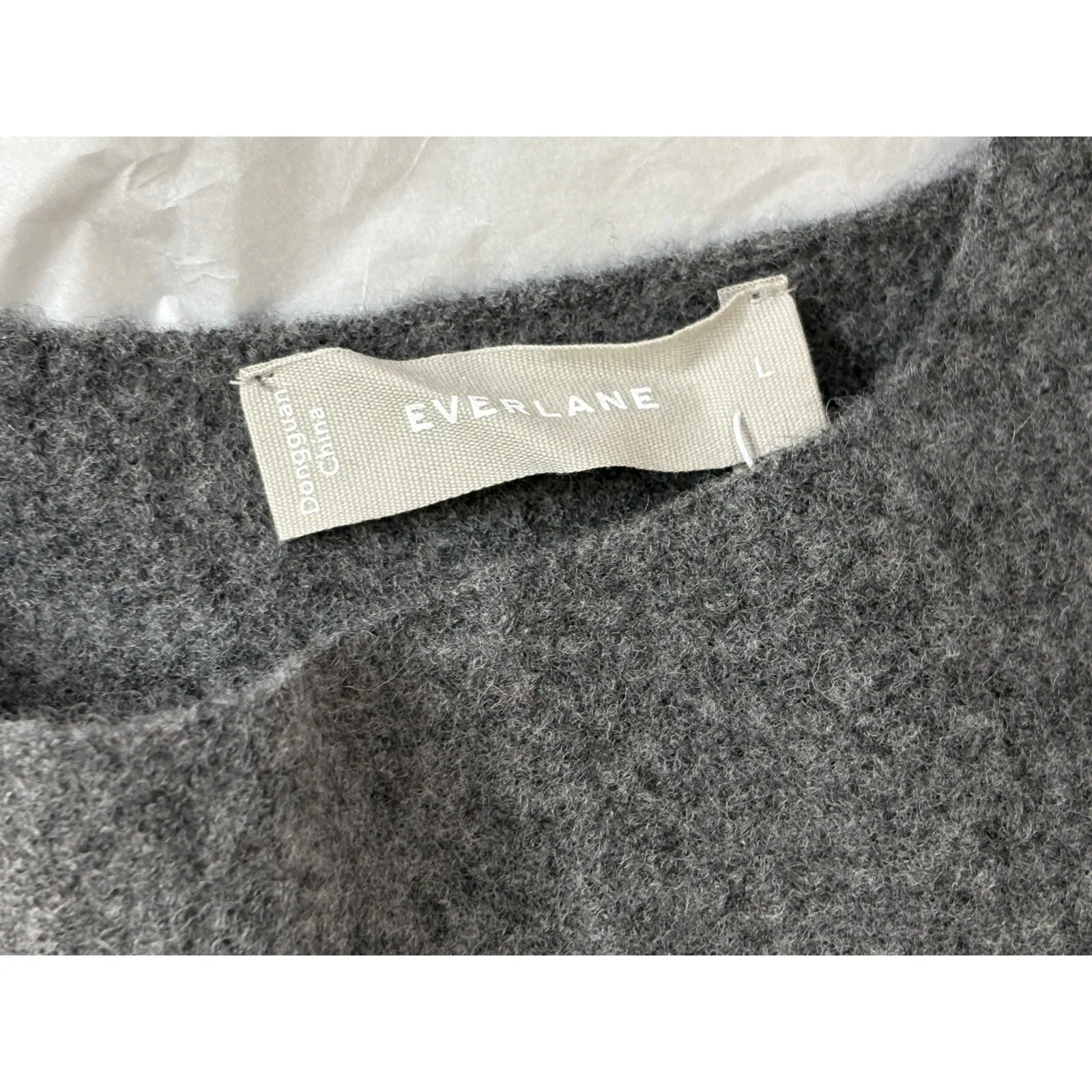 Everlane The Cozy Stretch Sweater Tank LARGE Wool Blend Cozy Quiet Luxury NEW - Image 6