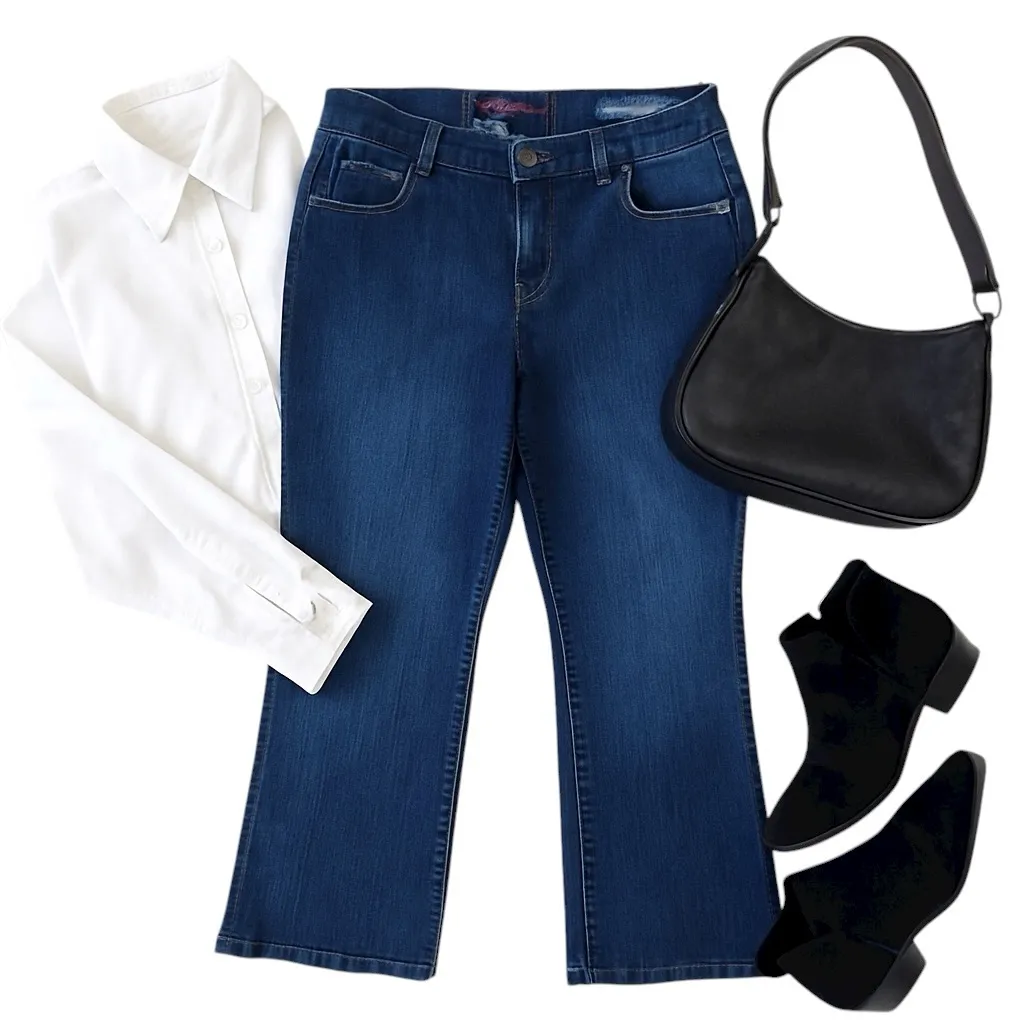 Gloria Vanderbilt Amanda Women’s Classic Fit Jeans Dark Wash Size 14 High Rise - Image 2