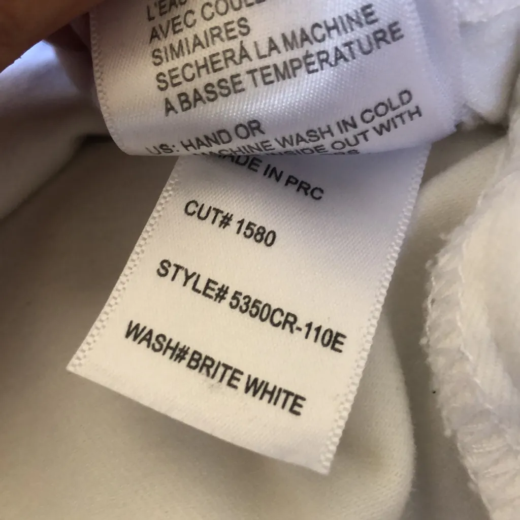 Articles of society bright white skinny‎ jeans size 28 cut 1580 - Image 8