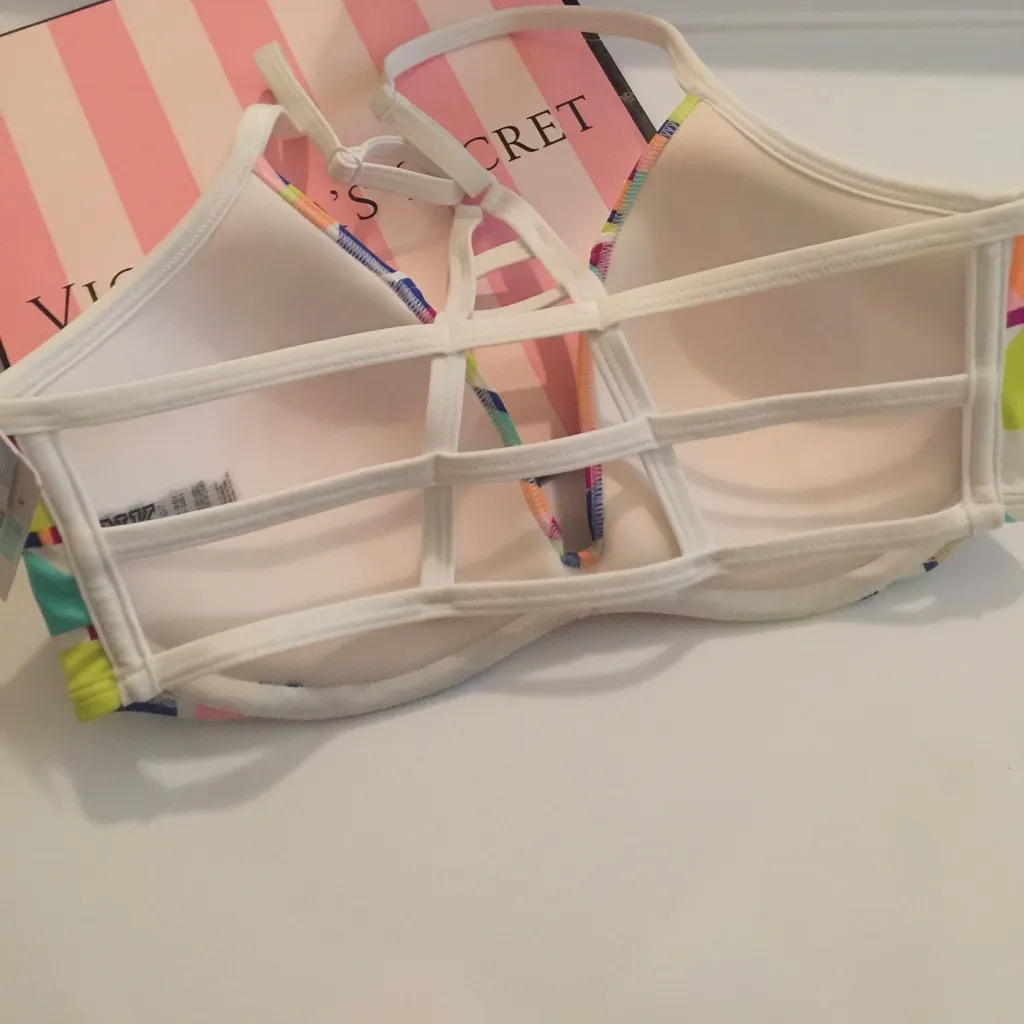 VS PINK Multi Geo Strappy Bikini Top (S AA-C) - Image 5