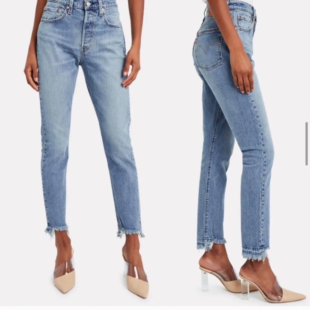 FP x  501 Blue Mark High Rise Skinny Jeans - Image 6