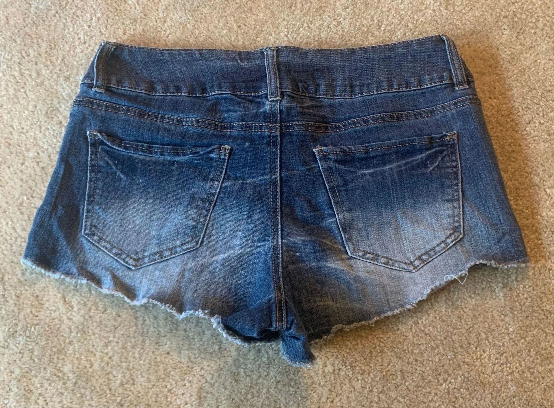 High Waisted Jean Shorts - Image 2