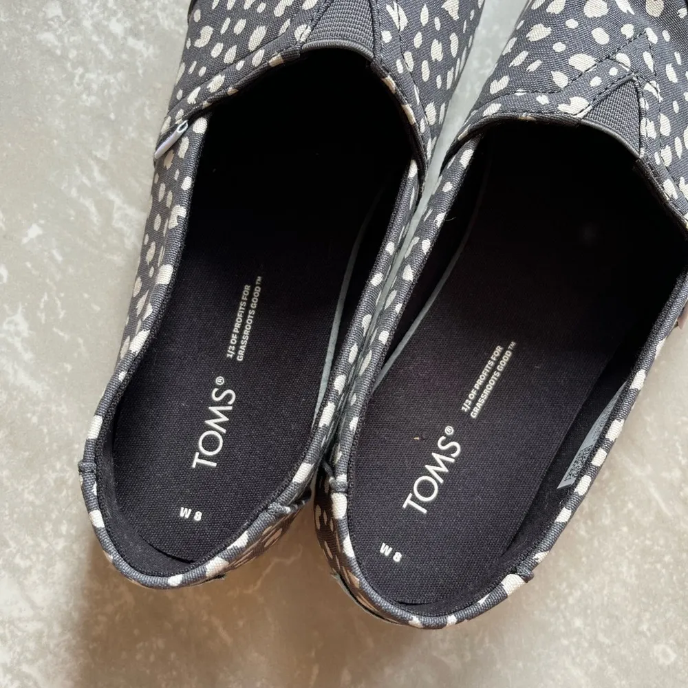 Toms Alpargata Tiny Cheetah Canvas Flats- Size 8 - Image 5