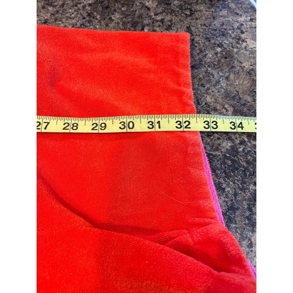 Boden Orange Terry Cloth Sleeveless Romper Size 2 - Image 8