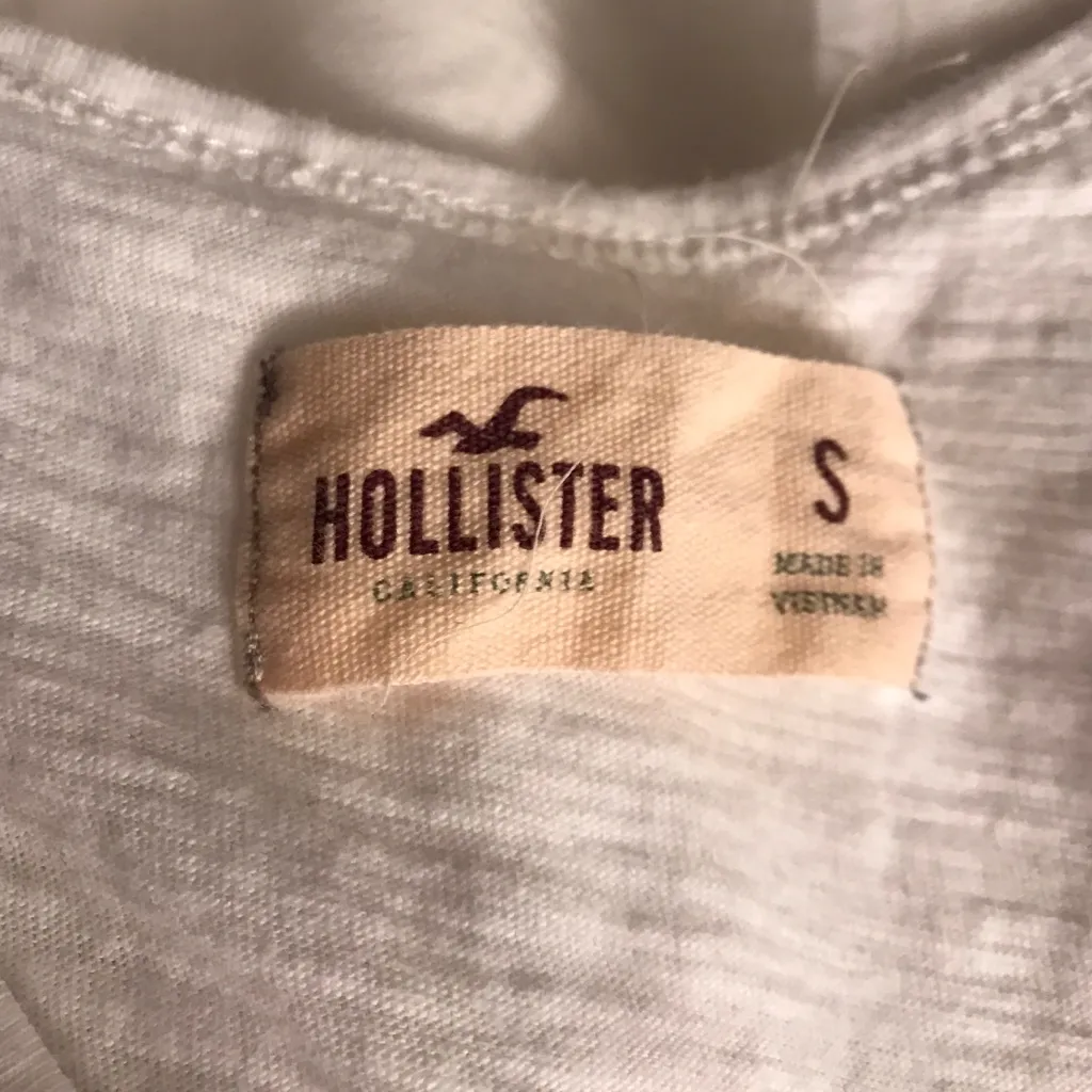 Hollister Vintage White Crochet Lace Peplum Tank Top - Image 4