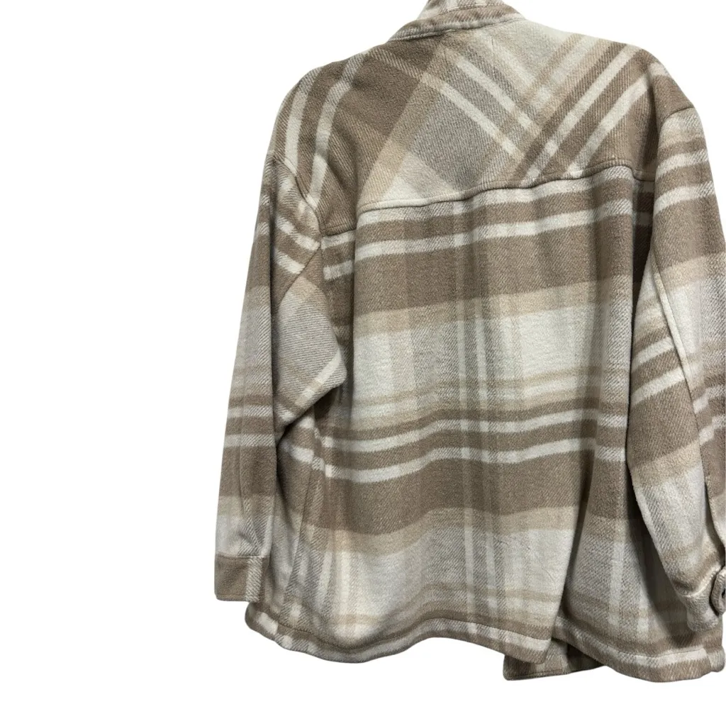 Ashley‎ By 26 International Plaid Jacket - Beige and Cream - Image 2