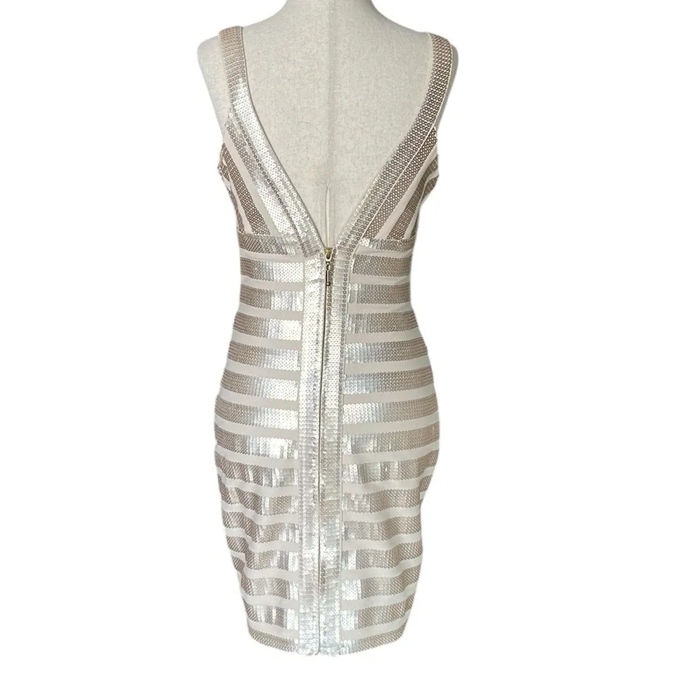 Bebe Sequined bodycon party dress - Image 8