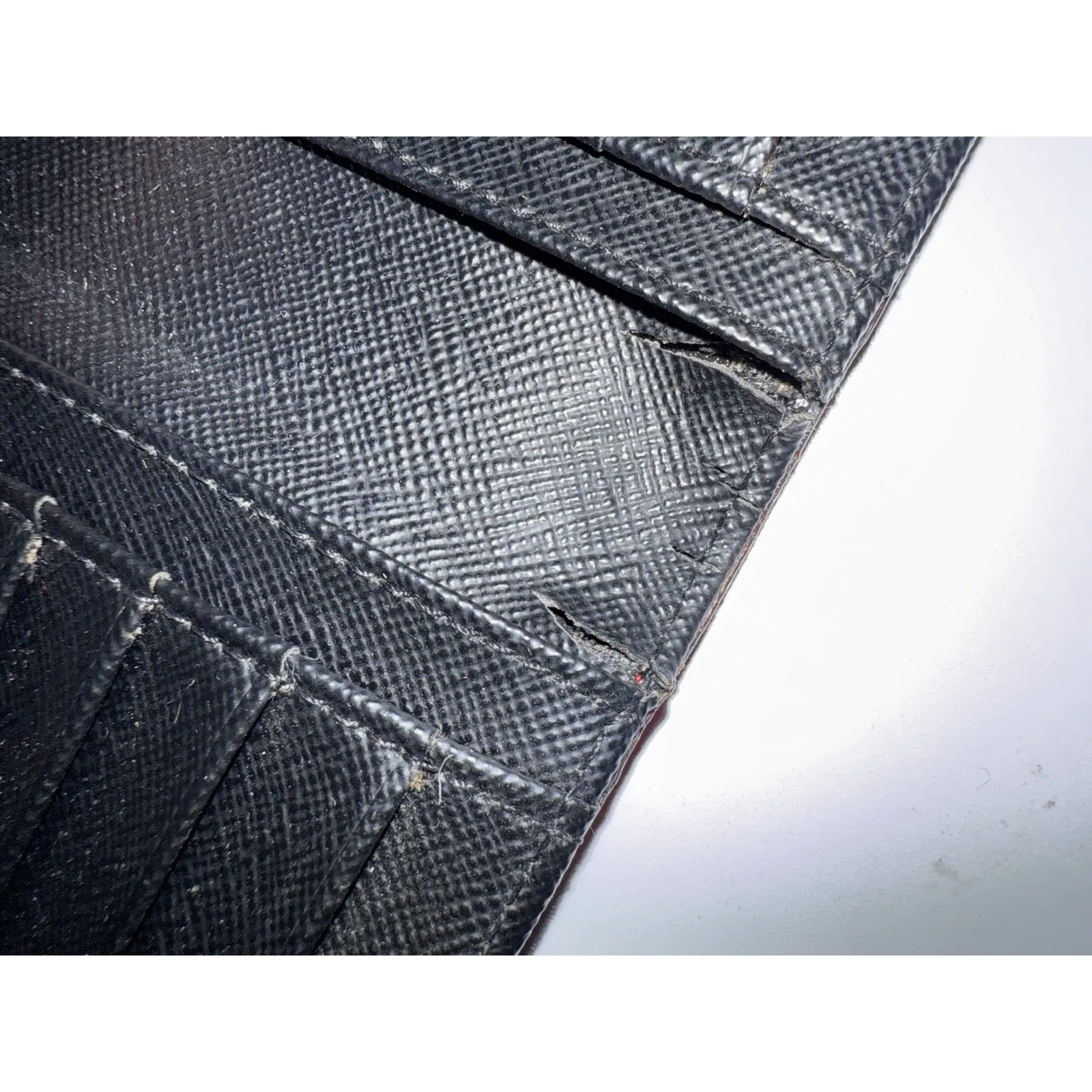 Kate Spade Neda Newbury‎ Lane Plaid Print Red Saffiano Leather Bifold Wallet  K - Image 6