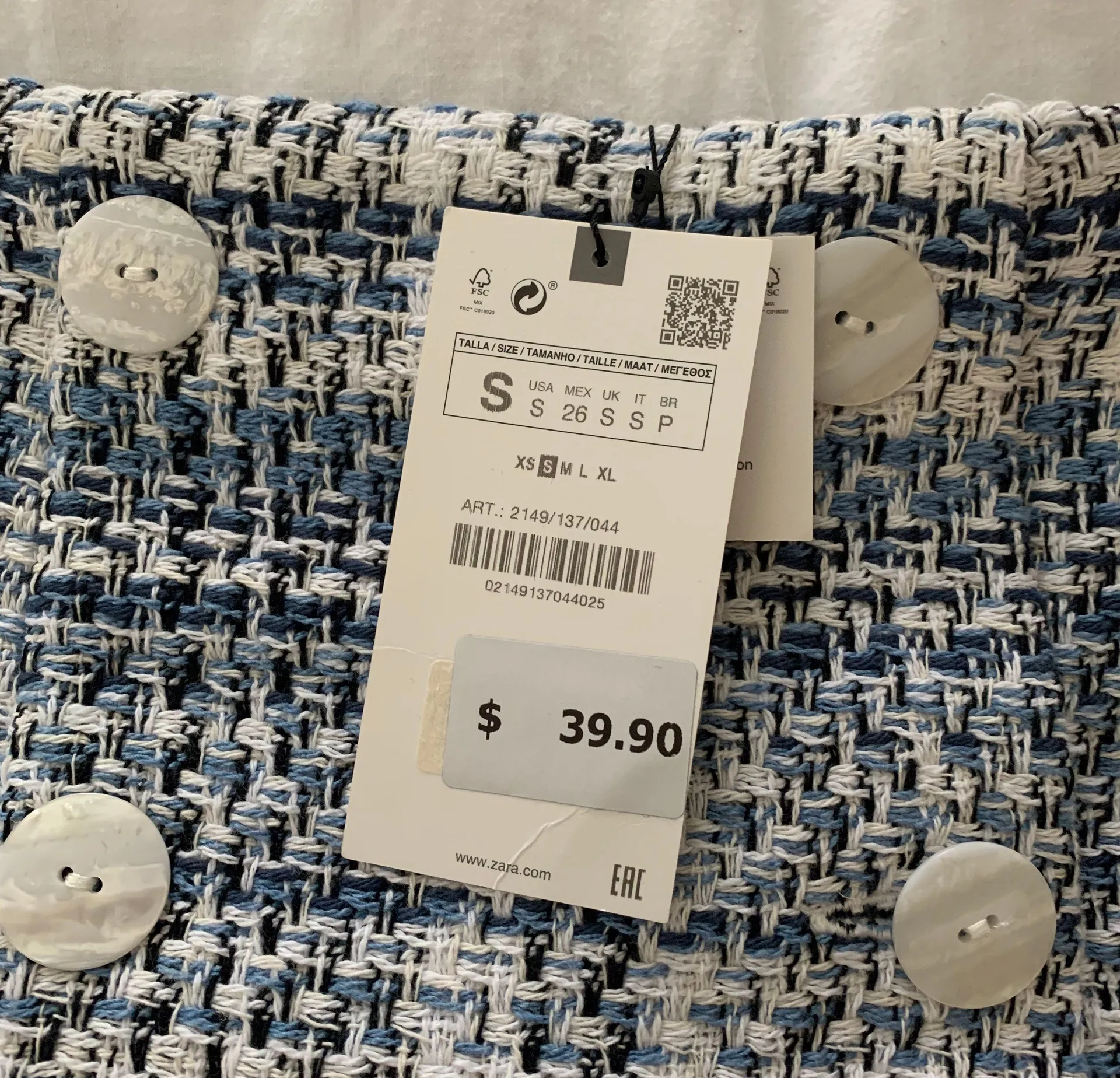 ZARA Plaid Skort - Image 4