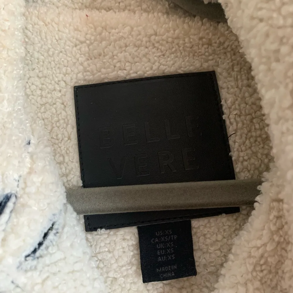 Belle Vere Women Jacket Coat Denim Size XS Nature Fleece Fashion Casual - Image 3