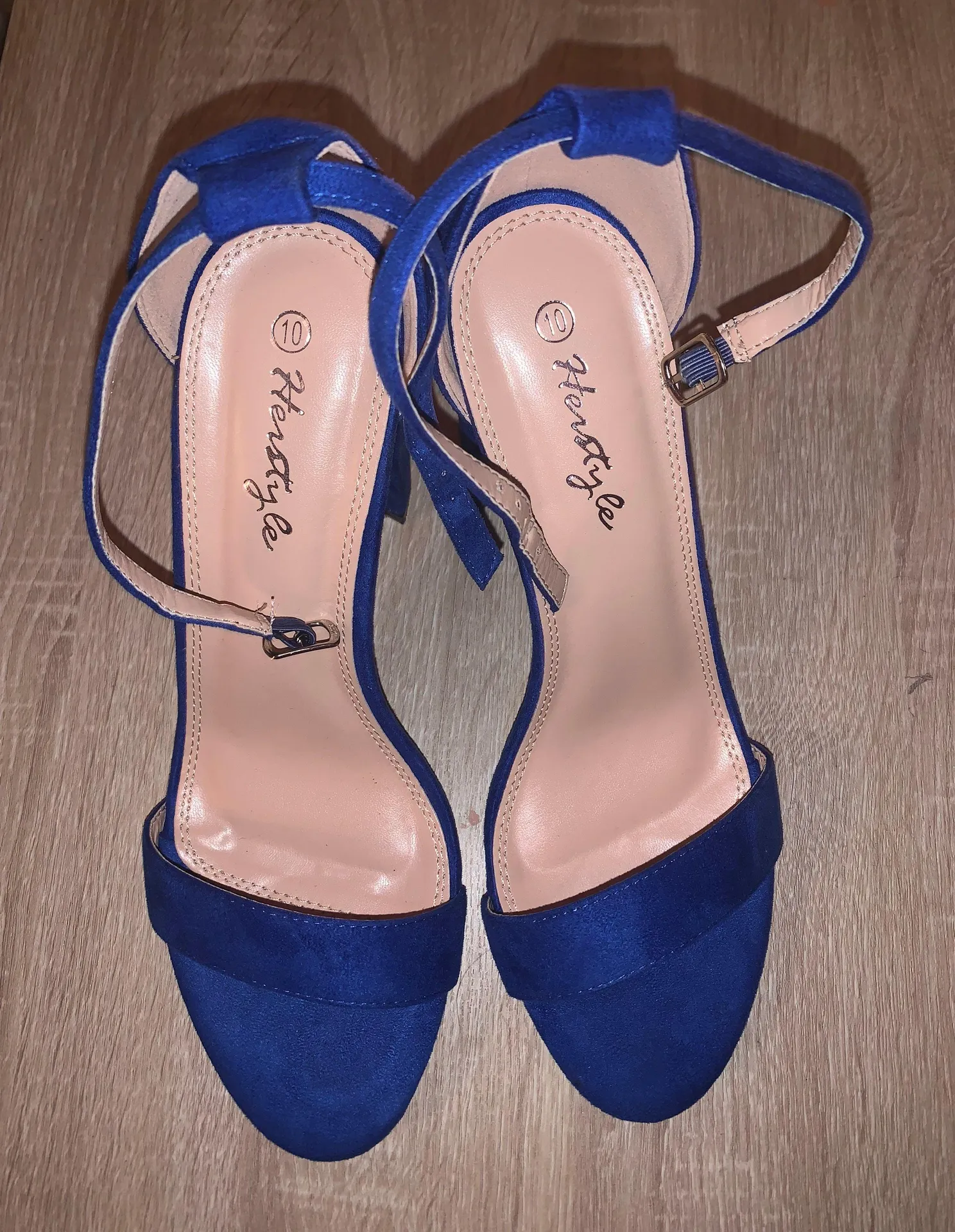 Royal Blue Heels Size 10 - Image 3