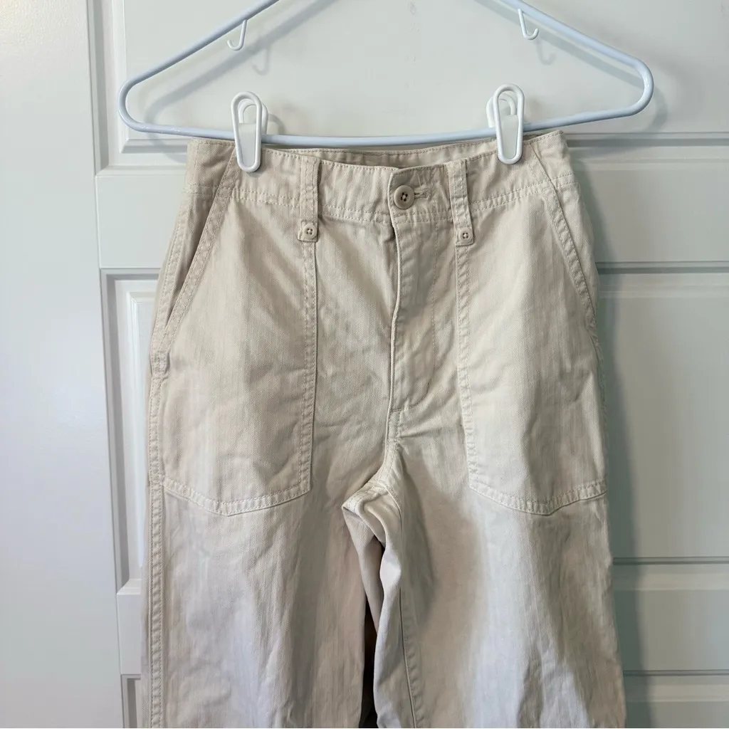 Madewell The Perfect Vintage Wide-Leg Pant:
Utility Edition in Vintage Linen - Image 6