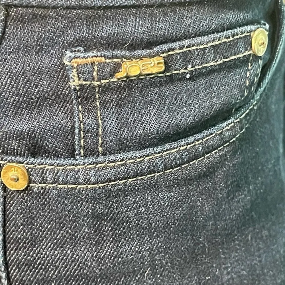 Joe’s Jeans Muse Wide Leg Flare Low Rise Jeans Dark Wash Jett Blue‎ Size 25 - Image 11