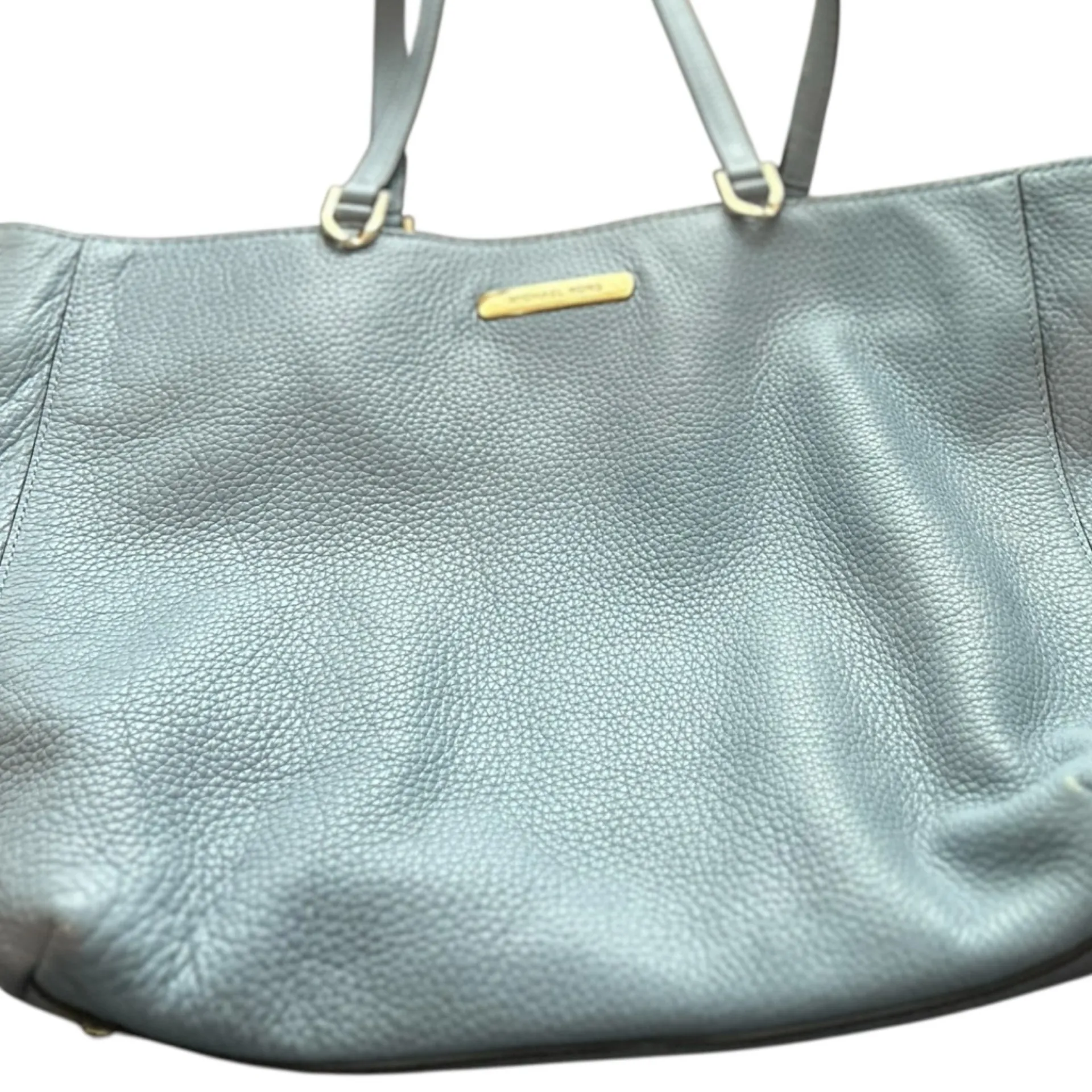 Michael Kors Harper Large East West Tote Bag / purse Powder‎ Blue Women's - Image 5