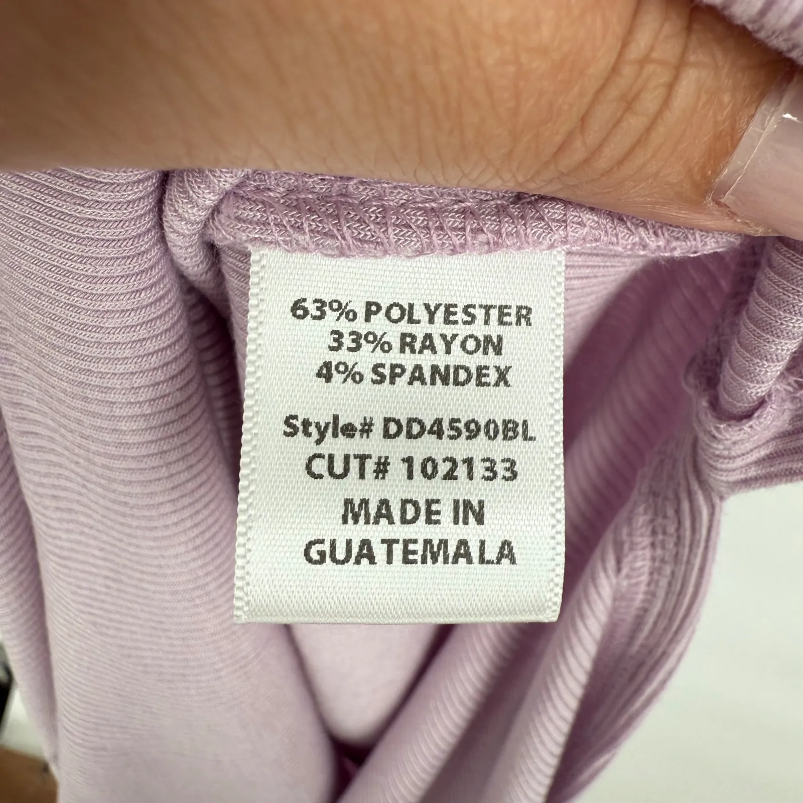 FORE Lilac Cutout Midi Dress, Ribbed Bodycon Dress, Sleeveless XS‎ Purple - Image 7